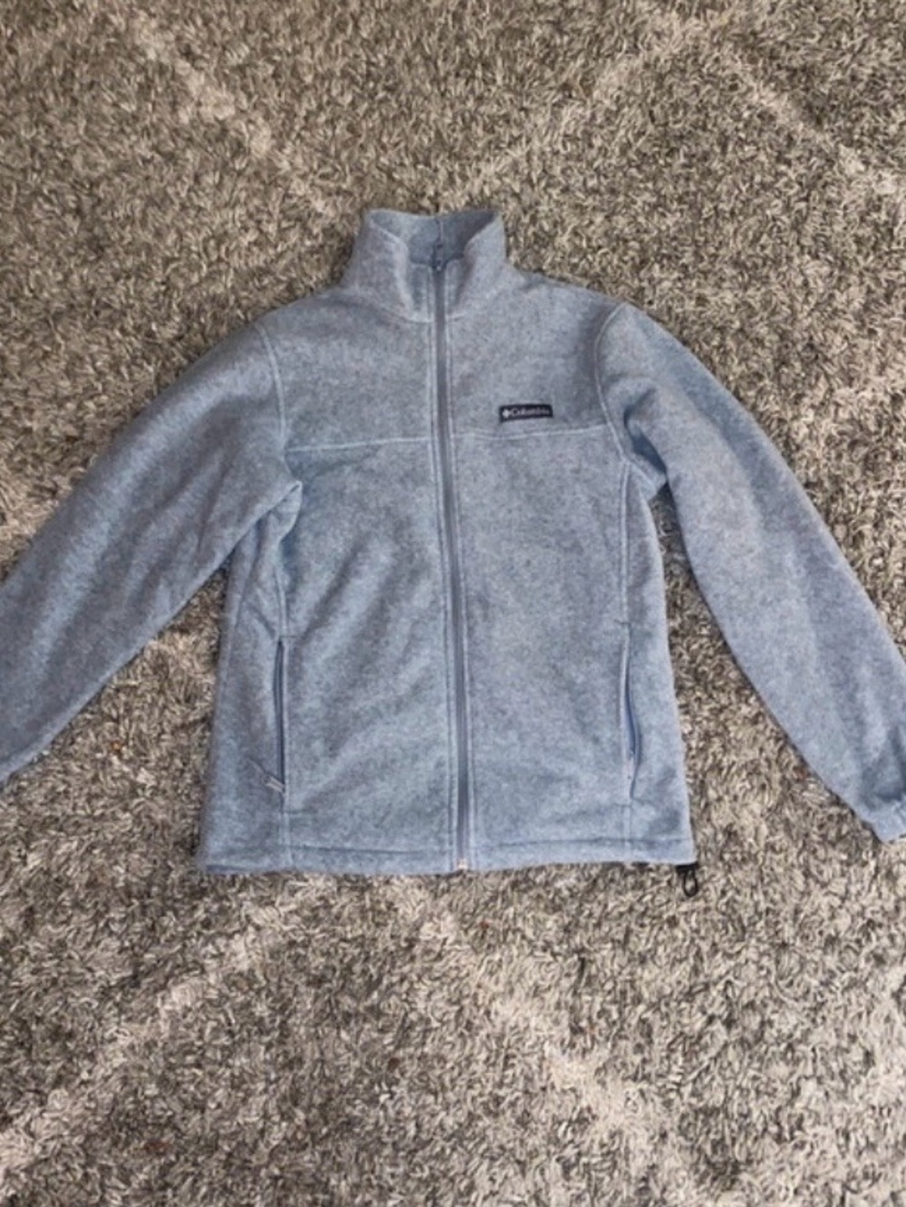 Columbia Men’s Gray Full-Zip Fleece Jacket